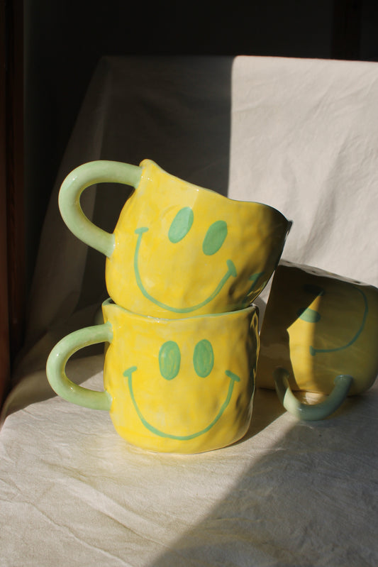 Smiley Green Mug